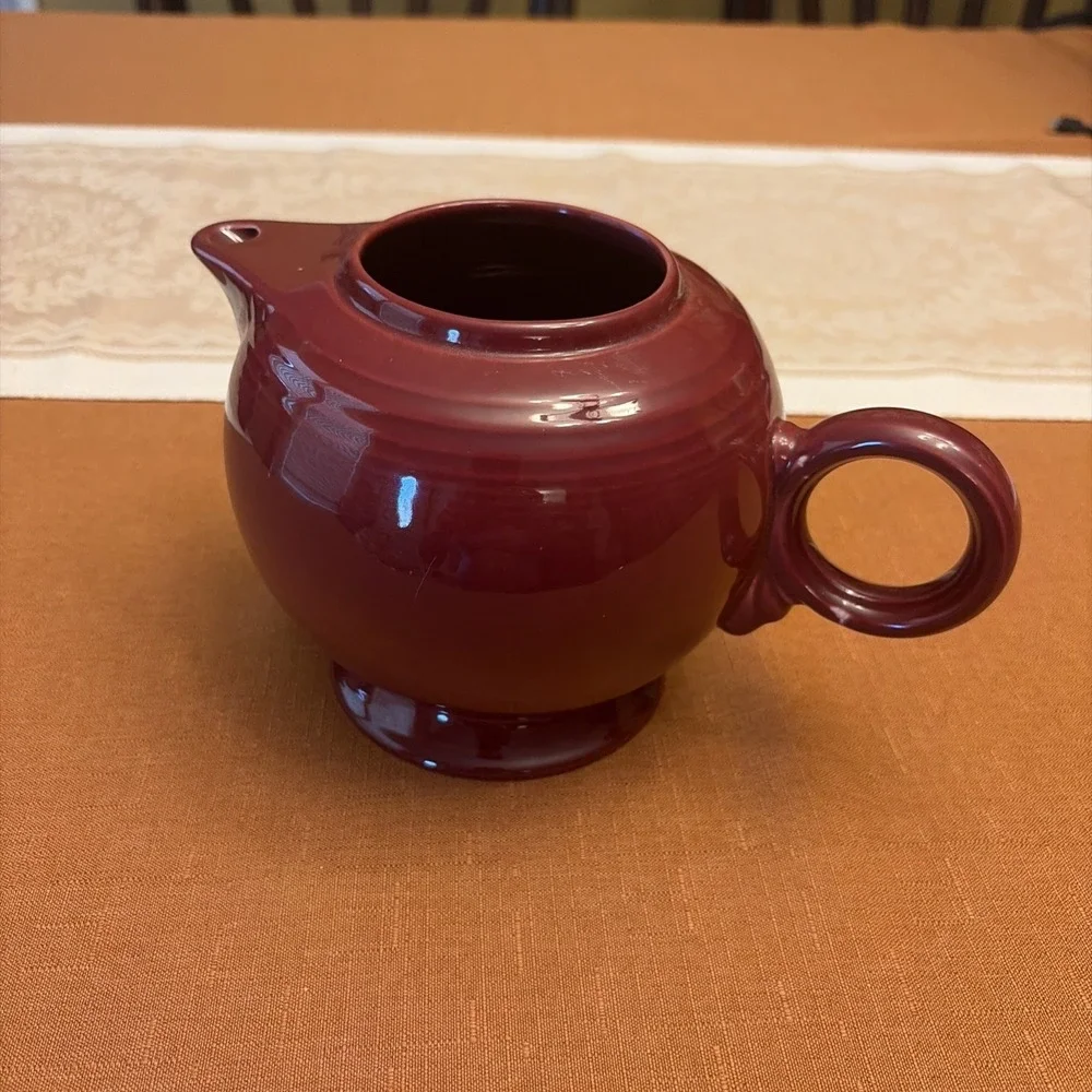 Fiesta Dinnerware 2 Cup Teapot Cinnabar Small Retired Color And Piece